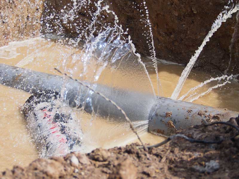 water main repair Boston ma