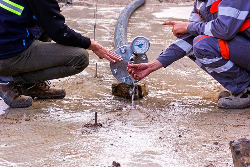 water pressure test