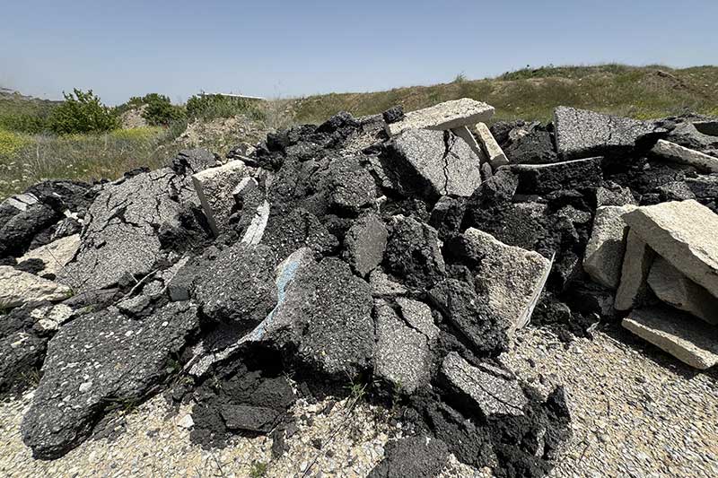 asphalt disposal yard asphalt disposal yard