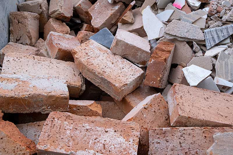 red brick disposal yard